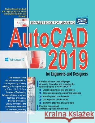 Autocad 2019 Vishnu Priya Singh   9788193162286 Computech Publications Limited - książka