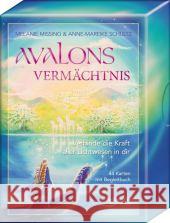 Avalons Vermächtnis, Meditationskarten m. Buch : Verbinde die Kraft aller Lichtwesen in dir Missing, Melanie; Schultz, Anne-Mareike 9783843490580 Schirner - książka