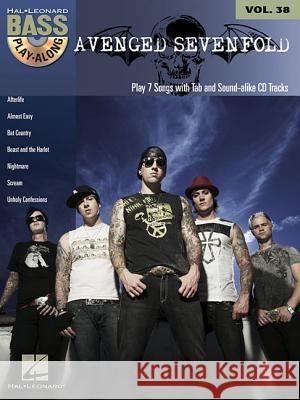 Avenged Sevenfold: Bass Play-Along Volume 38   9781458404947 OMNIBUS MUSIC SALES LIMITED - książka