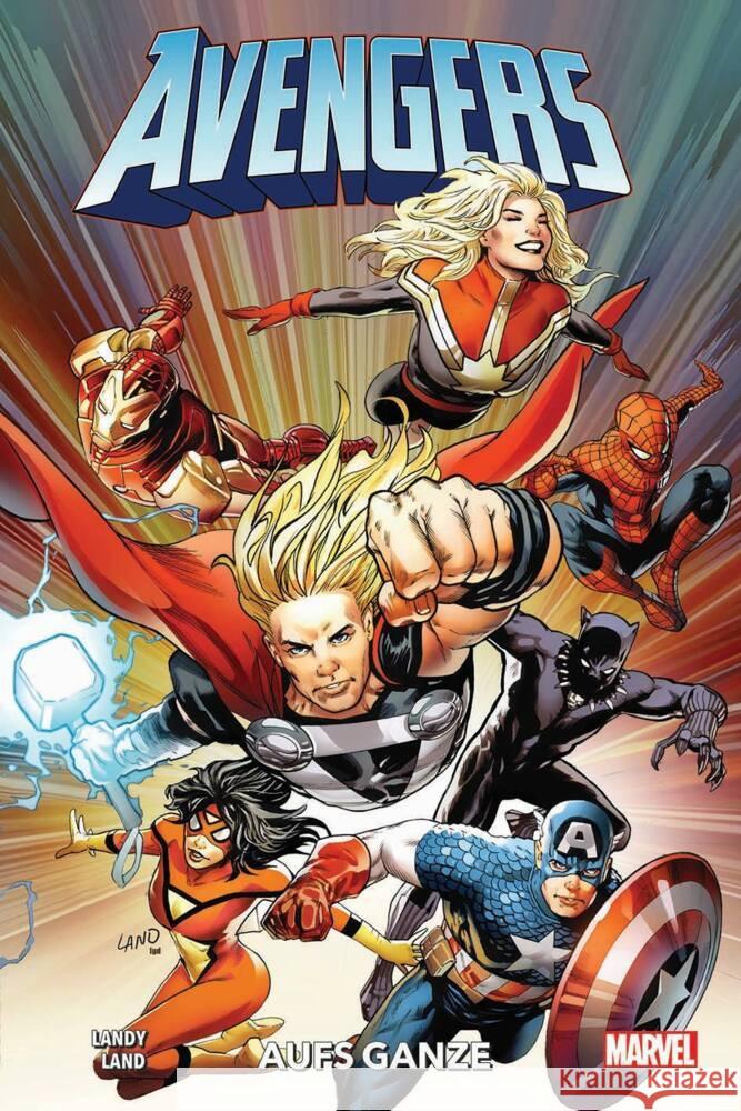 Avengers: Aufs Ganze Landy, Derek, Land, Greg 9783741634055 Panini Manga und Comic - książka