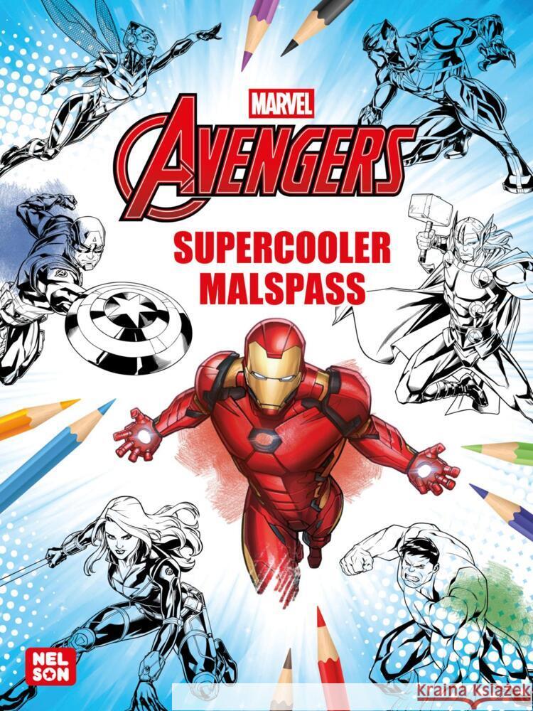 Avengers: Supercooler Malspaß  9783845128191 Nelson - książka