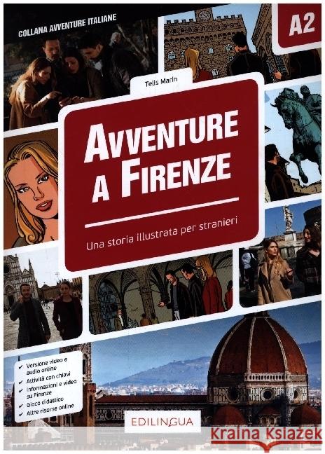 Avventure a Firenze Marin, Telis 9788831496940 Edilingua - książka