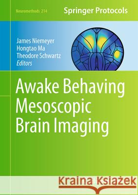 Awake Behaving Mesoscopic Brain Imaging James Niemeyer Hongtao Ma Theodore Schwartz 9781071641194 Humana - książka