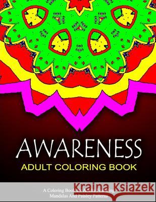 AWARENESS ADULT COLORING BOOK - Vol.10: relaxation coloring books for adults Charm, Jangle 9781518848872 Createspace - książka