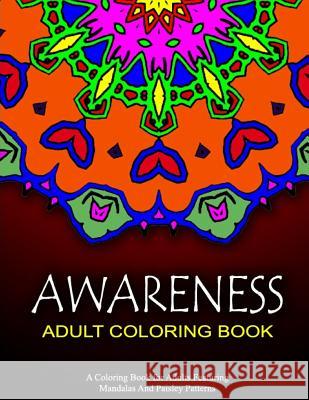 AWARENESS ADULT COLORING BOOK - Vol.1: relaxation coloring books for adults Charm, Jangle 9781518848780 Createspace - książka