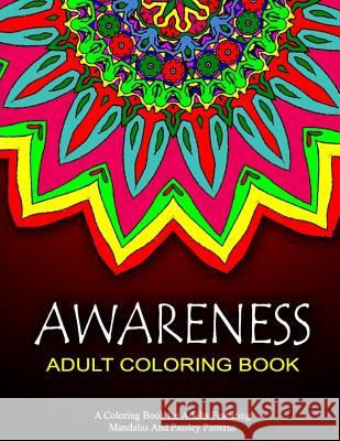 AWARENESS ADULT COLORING BOOK - Vol.6: relaxation coloring books for adults Charm, Jangle 9781518848834 Createspace - książka