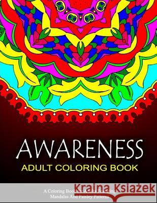 AWARENESS ADULT COLORING BOOK - Vol.8: relaxation coloring books for adults Charm, Jangle 9781518848858 Createspace - książka
