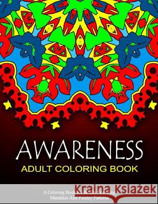 AWARENESS ADULT COLORING BOOK - Vol.9: relaxation coloring books for adults Charm, Jangle 9781518848865 Createspace - książka