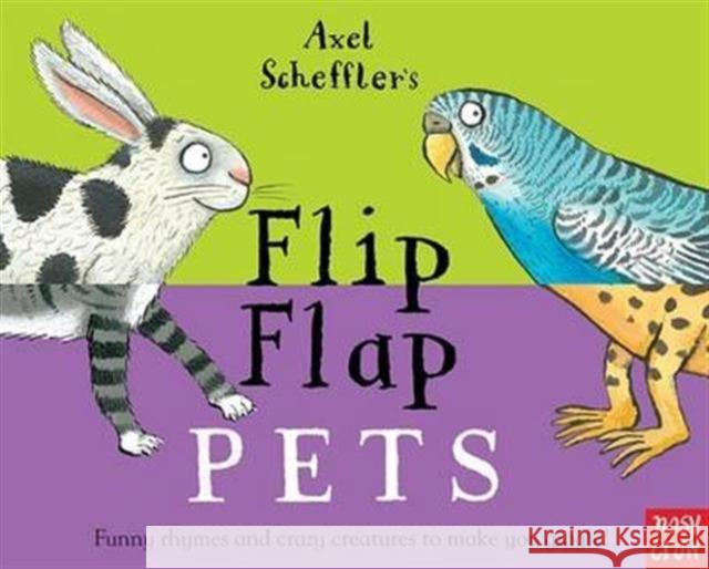Axel Scheffler's Flip Flap Pets Axel Scheffler 9780857636805 Nosy Crow Ltd - książka