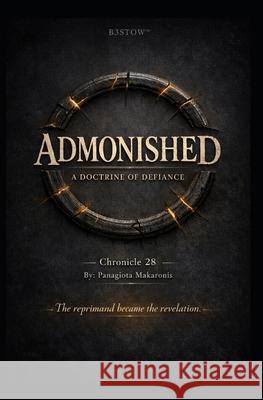 B3STOW(TM) Admonished; A Doctrine of Defiance: Chronicle 28 Panagiota Makaronis 9781764458108 Amazon Digital Services LLC - Kdp - książka