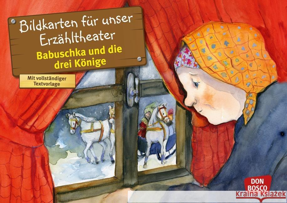 Babuschka und die drei Könige : Entdecken. Erzählen. Begreifen. Kamishibai Bildkartenset  4260179512704 Don Bosco Medien - książka