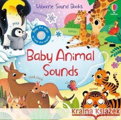 Baby Animal Sounds Sam Taplin Federica Iossa 9781836052340 Usborne Books - książka