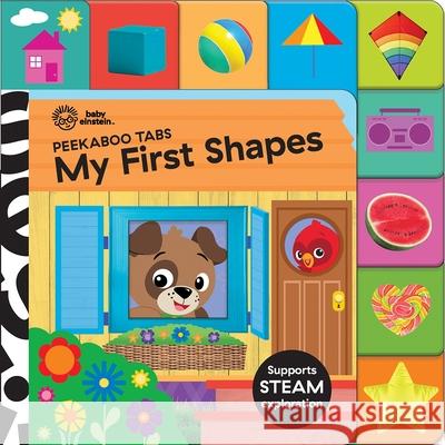 Baby Einstein: My First Shapes Peekaboo Tabs Pi Kids 9781503768499 Pi Kids - książka