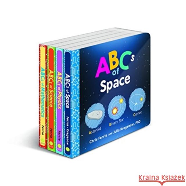 Baby University ABC's Board Book Set: Four Alphabet Board Books for Toddlers Chris Ferrie 9781492684404 Sourcebooks, Inc - książka