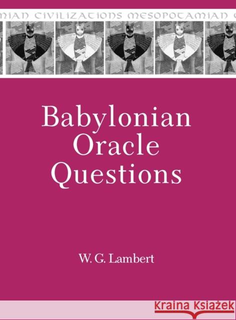 Babylonian Oracle Questions  9781575061368 Eisenbrauns - książka