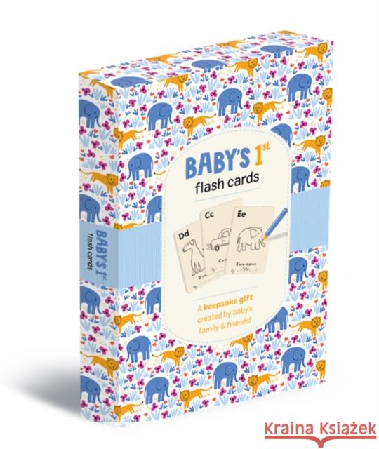 Baby's 1st Flash Cards: A keepsake gift created by baby's family and friends! Chronicle Books 9781452174082 Chronicle Books - książka