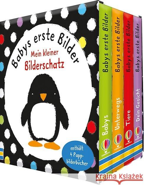 Babys erste Bilder: Mein kleiner Bilderschatz, 4 Bde. : ab 1 Monat Baggott, Stella 9781782324553 Usborne Verlag - książka