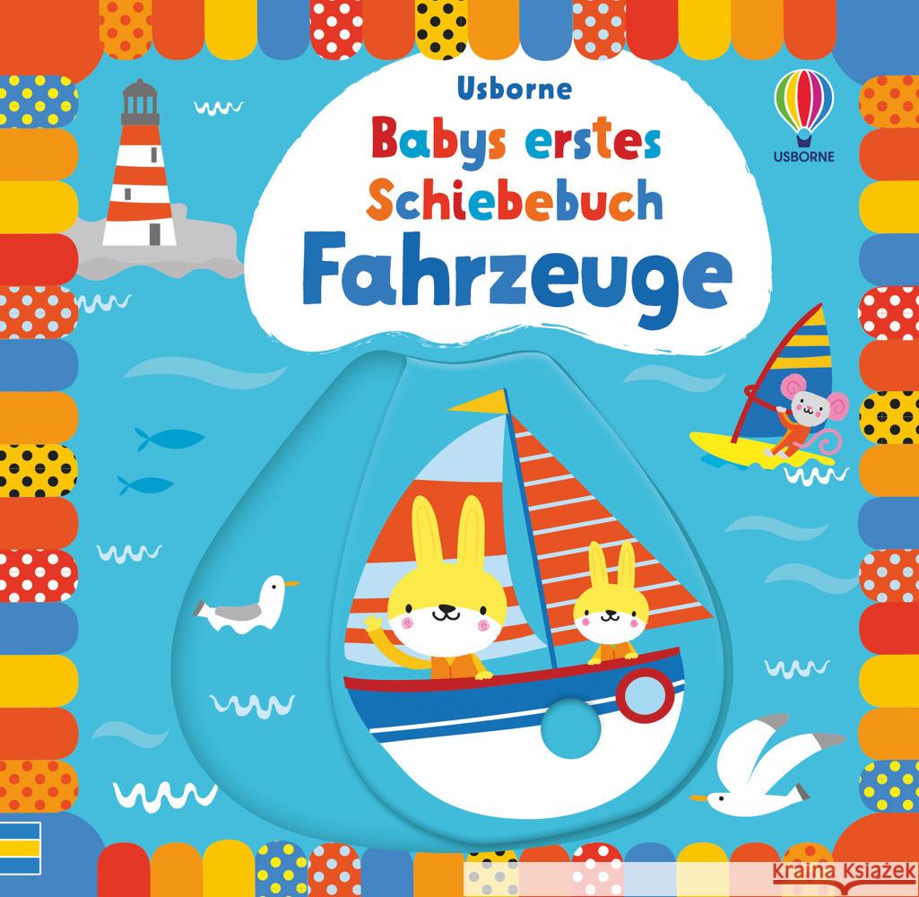 Babys erstes Schiebebuch: Fahrzeuge Watt, Fiona 9781789416152 Usborne Verlag - książka