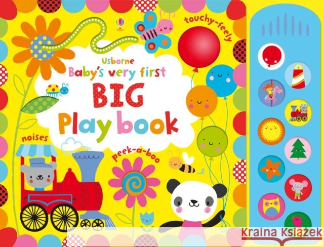 Baby's Very First Big Playbook Fiona Watt 9781409565109 Usborne Publishing Ltd - książka