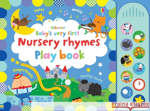 Baby's Very First Nursery Rhymes Playbook Watt Fiona 9781474953566 Usborne Publishing Ltd - książka