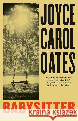 Babysitter Joyce Carol Oates 9780593468623 Vintage - książka