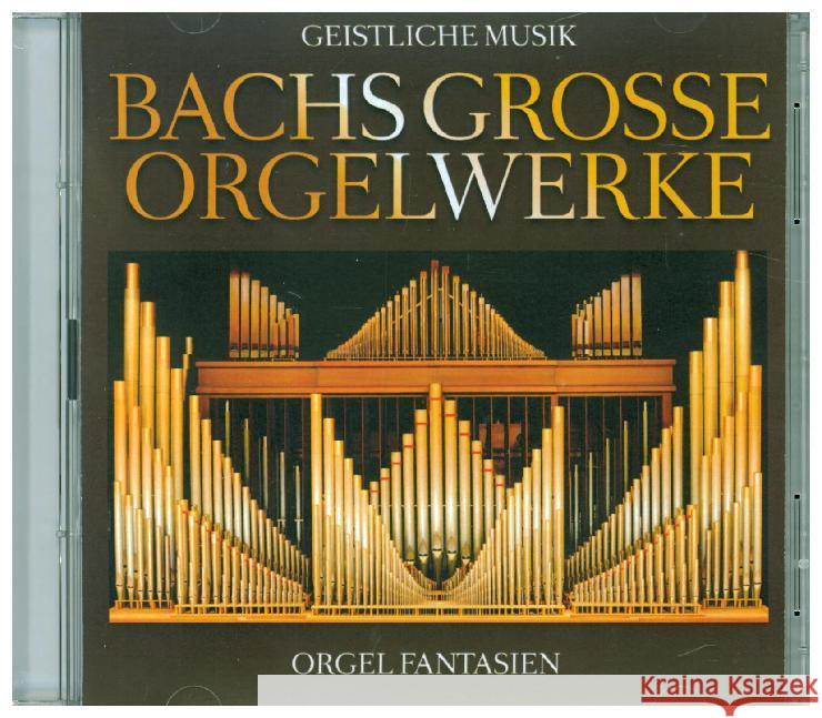 Bachs große Orgelwerke, 2 Audio-CDs : Orgel Fantasien Bach, Johann Sebastian 0090204523207 ZYX Music - książka