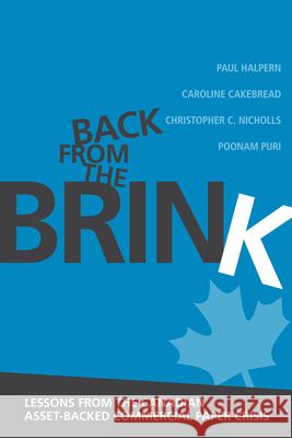 Back from the Brink: Lessons from the Canadian Asset-Backed Commercial Paper Crisis University of Toronto Press 9781442641921 University of Toronto Press - książka