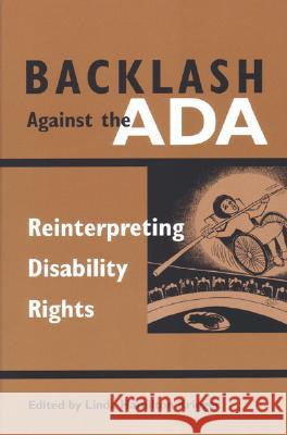 Backlash Against the ADA: Reinterpreting Disability Rights Linda Hamilton Krieger 9780472068258 University of Michigan Press - książka
