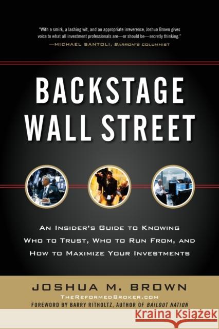 Backstage Wall Street (PB) Joshua Brown 9781265770181 McGraw-Hill Education - książka