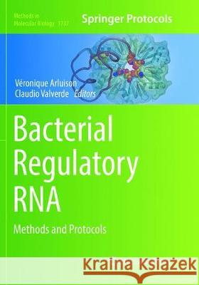 Bacterial Regulatory RNA: Methods and Protocols Arluison, Véronique 9781493992515 Humana Press - książka