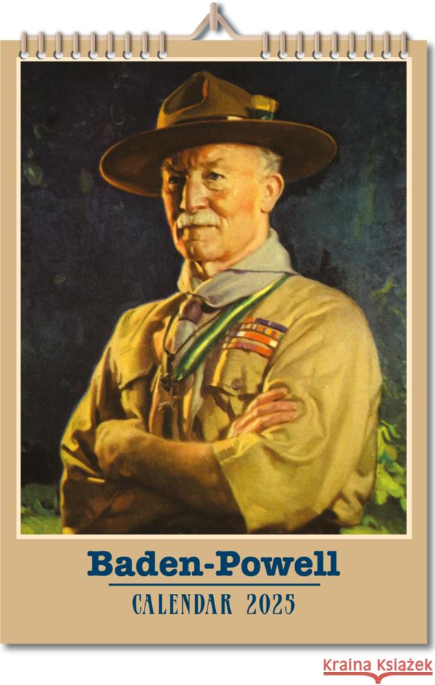 Baden-Powell - Historischer Kalender 2025  9783887780999 Spurbuchverlag - książka