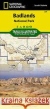 Badlands National Park Map National Geographic Maps 9781566954082 Not Avail