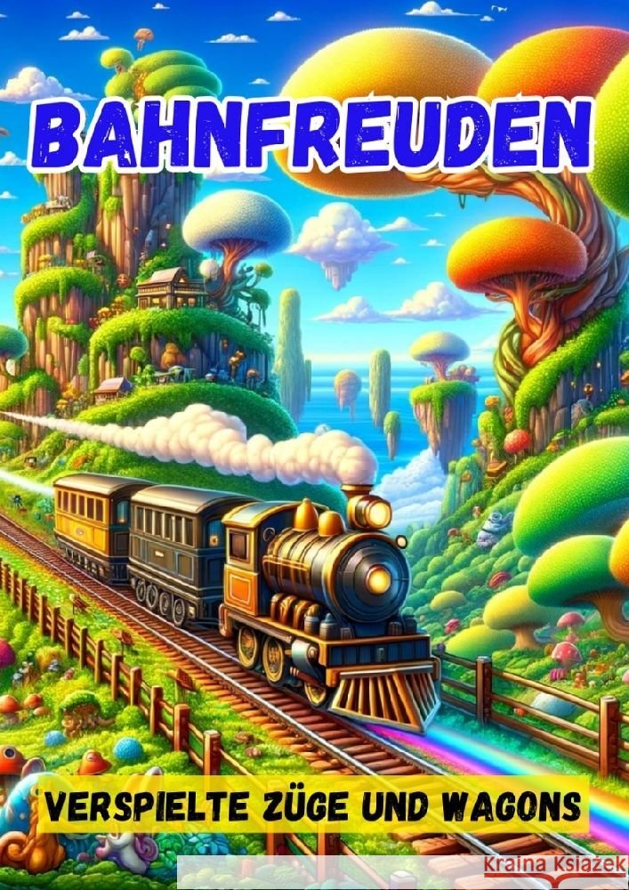 Bahnfreuden: Verspielte Z?ge und Wagons Maxi Pinselzauber 9783384169907 Tredition Gmbh - książka