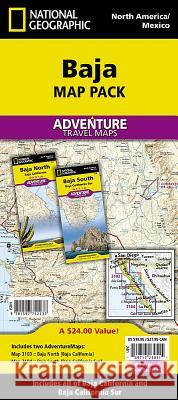 Baja [Map Pack Bundle] National Geographic Maps 9781597752237 Rand McNally & Company - książka