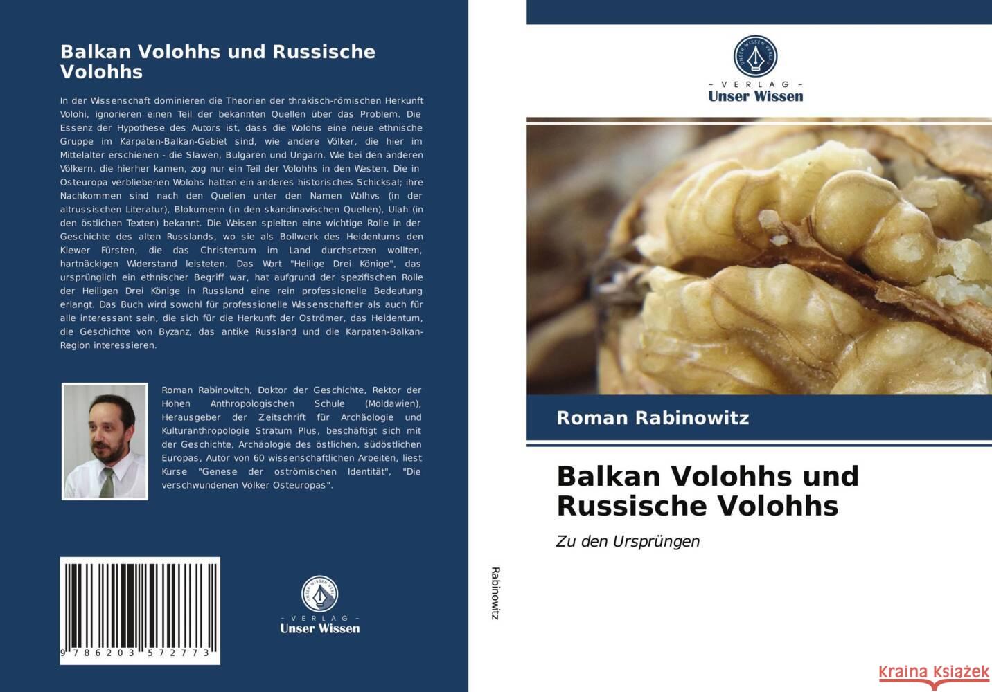 Balkan Volohhs und Russische Volohhs Rabinowitz, Roman 9786203572773 Verlag Unser Wissen - książka