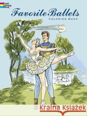 Ballet Costumes Coloring Book Brenda Sneathen Mattox 9780486436463 Dover Publications - książka