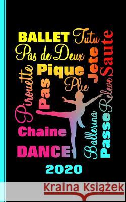 Ballet Dance Typography Design: Diary Weekly Spreads January to December Shayley Stationery Books 9781081002039 Independently Published - książka