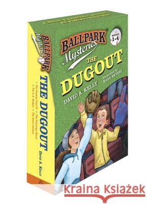 Ballpark Mysteries: The Dugout Boxed Set (Books 1-4) David A. Kelly 9780399557545 Random House Books for Young Readers - książka