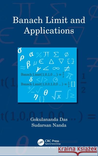 Banach Limit and Applications Gokulananda Das Sudarsan Nanda 9780367698652 CRC Press - książka