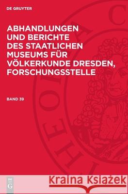 Band 39: AVABSTVD-B, Band 39  9783112718308 De Gruyter (JL) - książka