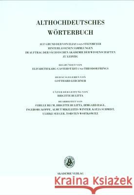 Band VI: M-N. 7./8. Lieferung (Merigot Bis Minnon) Schmid, Hans Ulrich 9783050058672 Akademie Verlag - książka