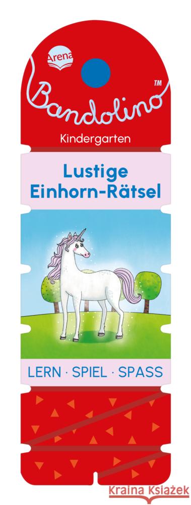 Bandolino. Lustige Einhorn-Rätsel Barnhusen, Friederike 9783401720128 Arena - książka