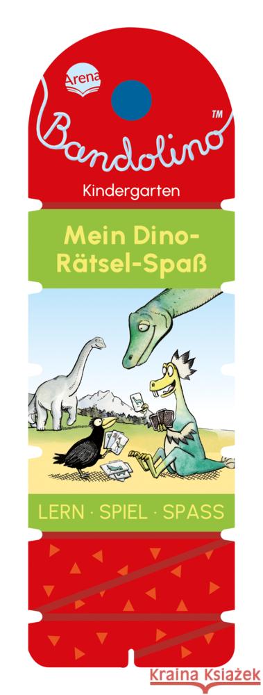 Bandolino. Mein Dino-Rätsel-Spaß Barnhusen, Friederike 9783401721361 Arena - książka