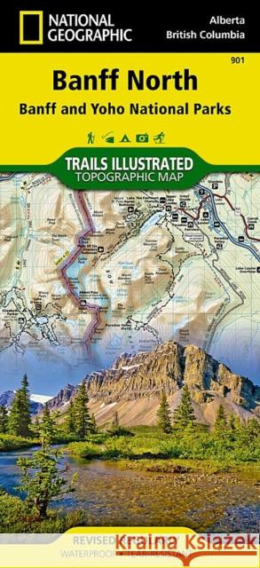 Banff North: Trails Illustrated National Parks National Geographic Maps 9781566956598 Not Avail - książka