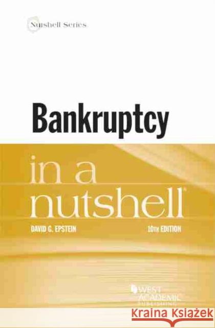 Bankruptcy in a Nutshell David G. Epstein 9781647082543 Eurospan (JL) - książka