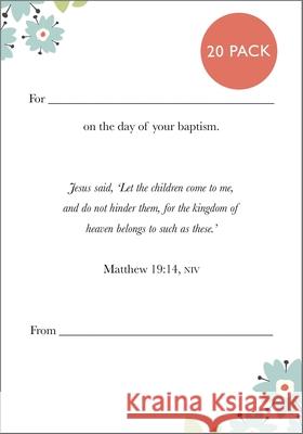 Baptism card 2024: Pack of 20 SPCK 9780281089949 SPCK Publishing - książka