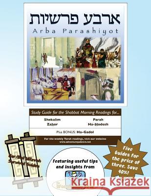 Bar/Bat Mitzvah Survival Guides: Arba Parashiyot Elliott Michaelso 9781987847000 Adventure Judaism Classroom Solutions, Inc. - książka