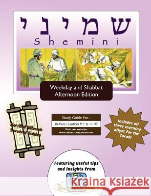 Bar/Bat Mitzvah Survival Guides: Shemini (Weekdays & Shabbat pm) Michaelson Majs, Elliott 9781928027683 Adventure Judaism Classroom Solutions, Inc. - książka