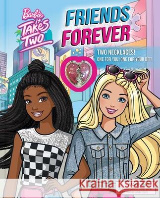 Barbie: It Takes Two: Friends Forever: Book with 2 Necklaces! Grace Baranowski 9780794449896 Studio Fun International - książka