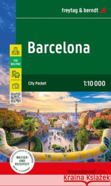 Barcelona City Map  9783707922820 Freytag-Berndt - książka